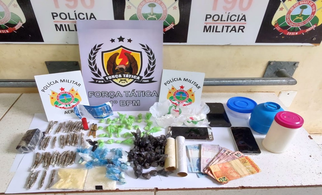 Traficantes são presos com maconha, merla e cocaína no Aeroporto Velho